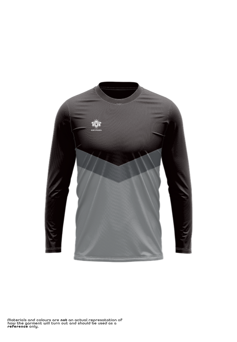 GRYPHON Mens Warm Up Top - Chevron